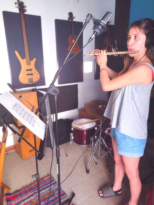 Alumno de flauta travesera